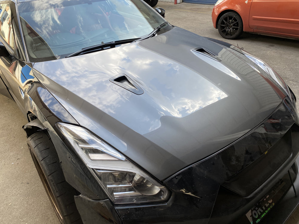 Genuine Bonnet Hood - Nissan R35 GTR (08-16) Silver