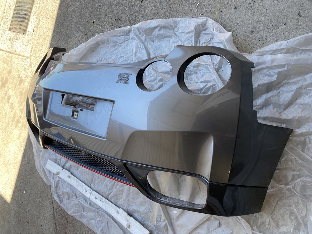 Genuine Rear Bumper Bar - Nissan R35 GTR (08-16) Silver