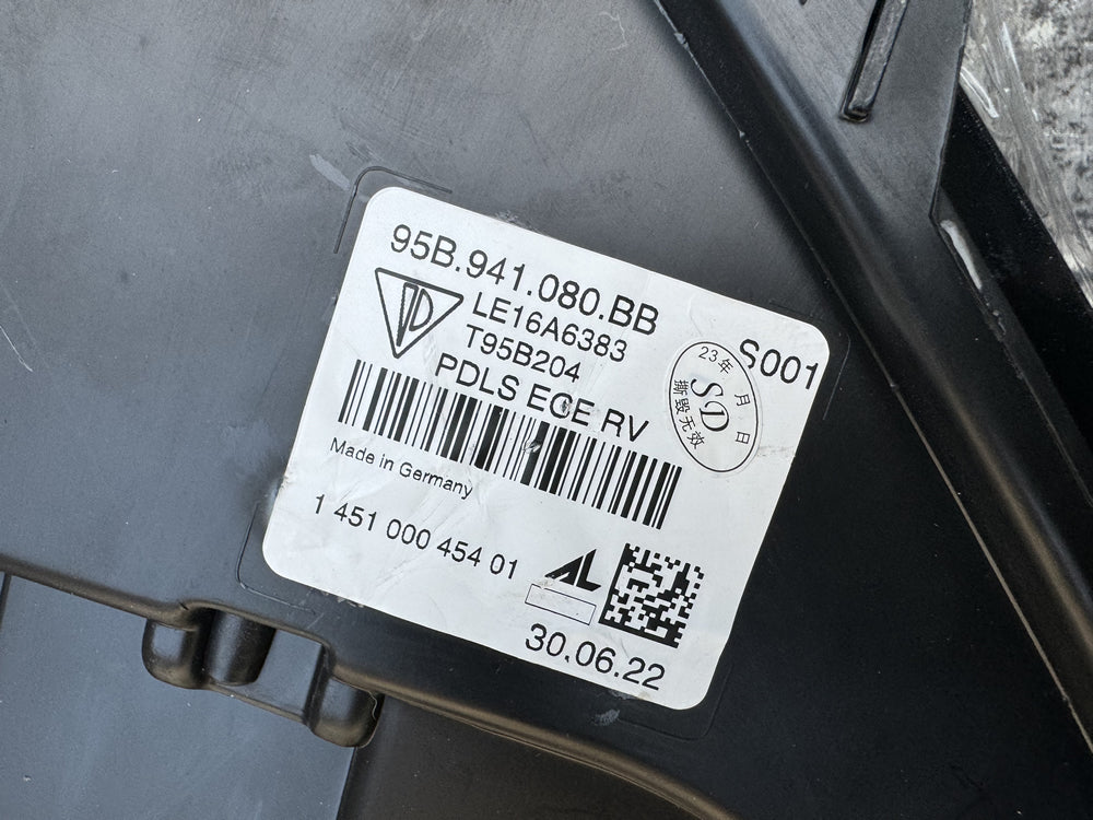 Genuine Porche Macan LED Head Light (Left Hand Side)- Macan 95B "95B941079Q"