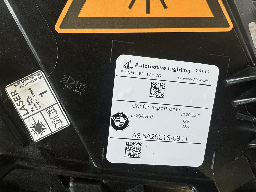 Genuine Laser Head Light (Left Hand Side) - BMW IX3 X3 X4 X3M X4M G01 G02 G08 LCI F97 F98 F00HTB712609