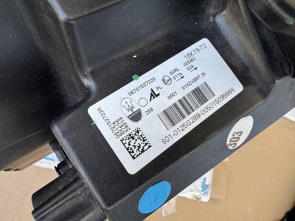 Genuine Maserati Levante Head Light (Left) - Levante M161 06701527220