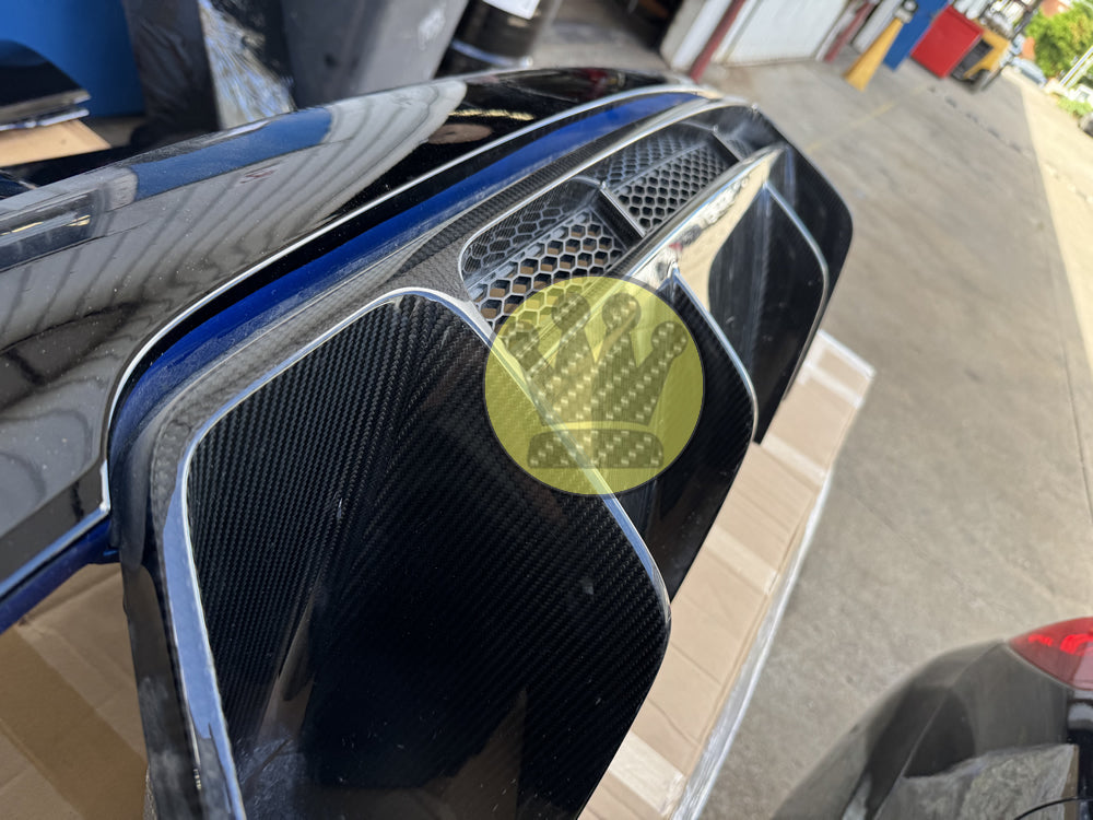 Genuine Audi R8 Rear Bumper Bar with Carbon fiber diffuser - R8 4S (16-19)