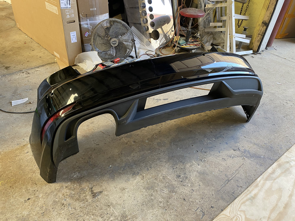 Genuine Sedan Rear Bumper with Diffuser - Facelifted 8v A3