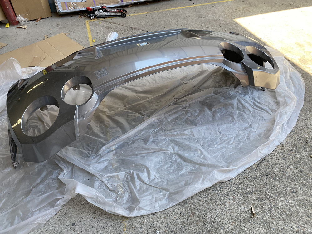 Genuine Rear Bumper Bar - Nissan R35 GTR (08-16) Silver