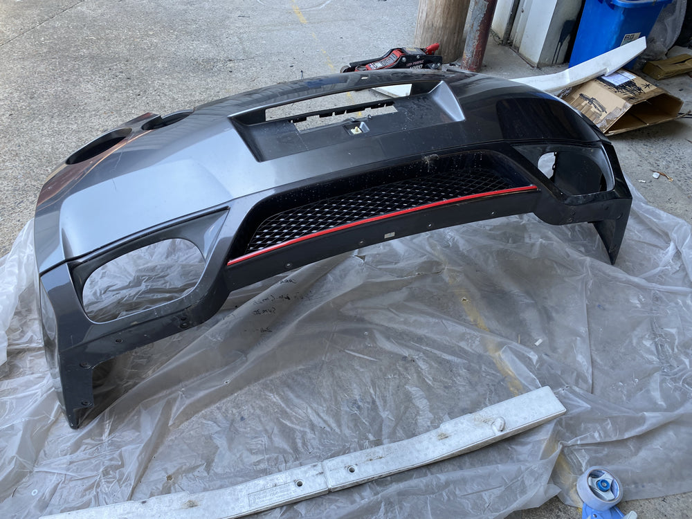 Genuine Rear Bumper Bar - Nissan R35 GTR (08-16) Silver