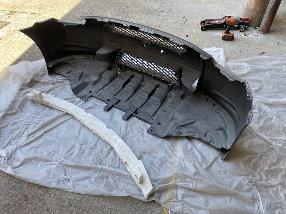 Genuine Front Bumper Bar - Nissan R35 GTR (08-16) Silver