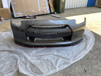 Genuine Front Bumper Bar - Nissan R35 GTR (08-16) Silver