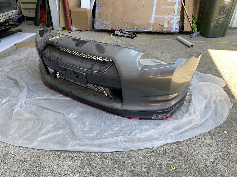 Genuine Front Bumper Bar - Nissan R35 GTR (08-16) Silver