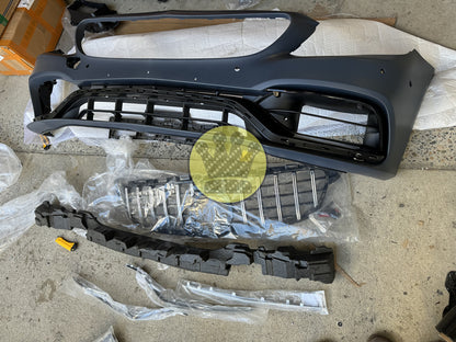 C63s Facelift Front Bumper (Complete) - W205 C63s Sedan