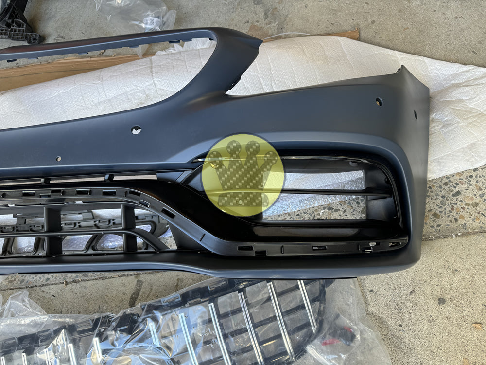 C63s Facelift Front Bumper (Complete) - W205 C63s Sedan