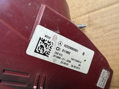 Genuine Tail Light (Right hand side) - W222 S Class A2229065501