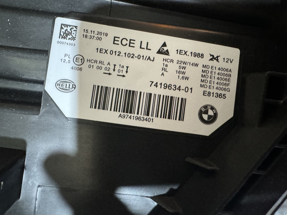 Genuine BMW 3 Series F30 F31 Head Light (Right) - 7419634-01