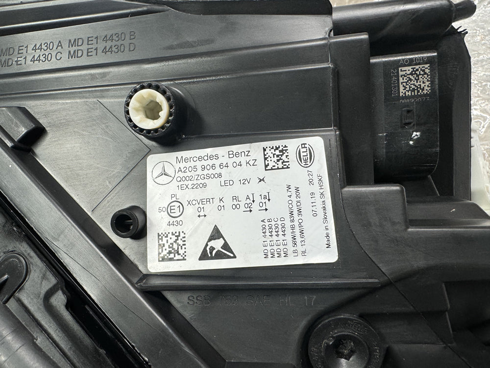Genuine Mercedes Benz LED Multibeam Head Light - W205 (Left Hand Side) A2059066404 A2059069505