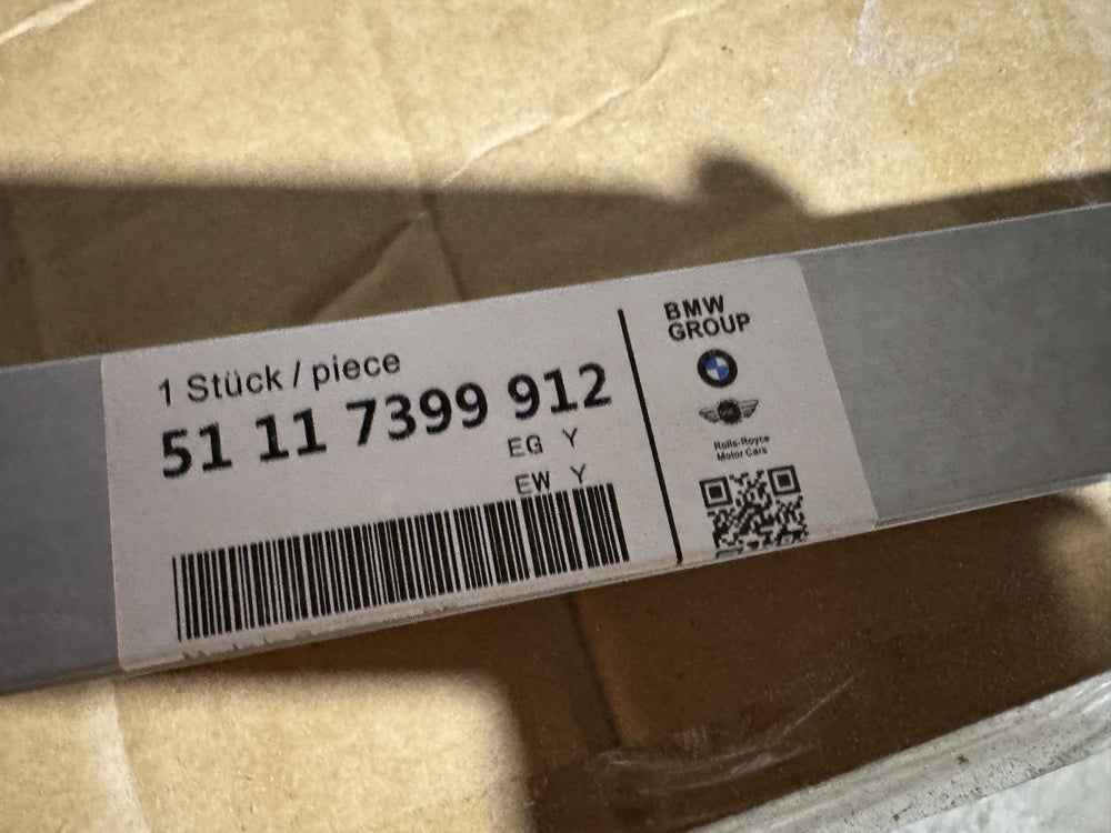 Genuine BMW Front Lower Bumper Carrier X3 X4 M G01 G02 G08 X3 51117399912