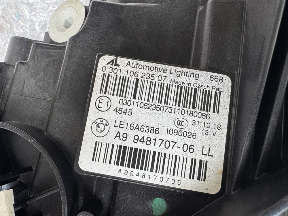 Genuine G20 G21 3 Series Laser Head Light (Left) le16a6386 9481707