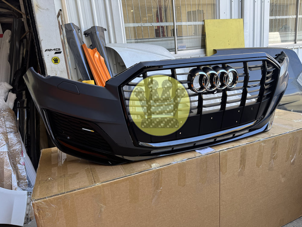 S-line complete front bumper bar grill  - Q7 4M (20-24)  tdi tfsi sq7