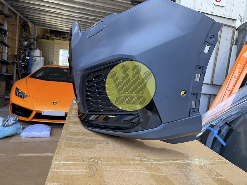 S-line complete front bumper bar grill  - Q7 4M (20-24)  tdi tfsi sq7