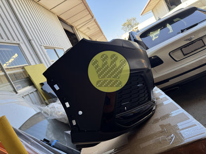 S-line complete front bumper bar grill  - Q7 4M (20-24)  tdi tfsi sq7