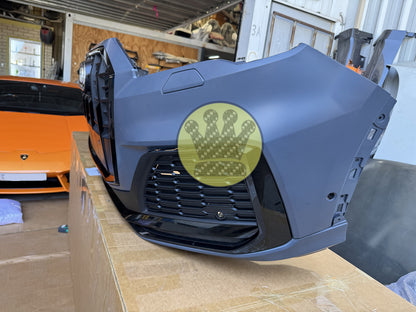 S-line complete front bumper bar grill  - Q7 4M (20-24)  tdi tfsi sq7