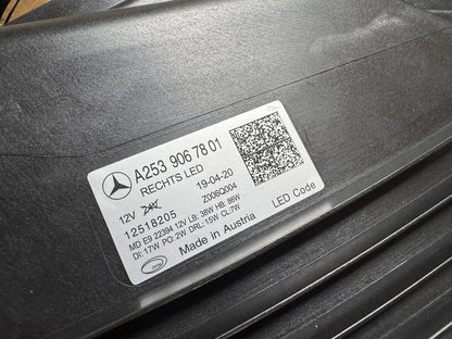 Genuine Mercedes Benz Head Light (Right hand side) - GLC X253 C253 Facelift A2539067801