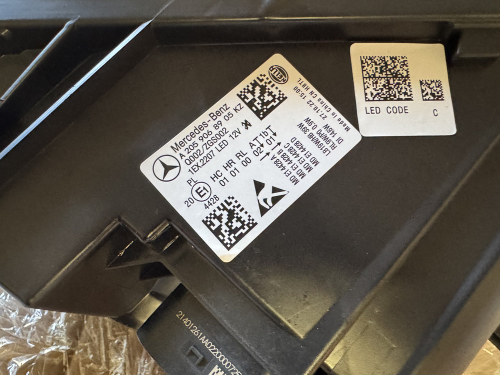 Genuine Mercedes Benz LED Head Light - W205 (Left Hand Side) A2059068905