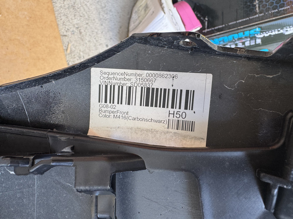 IX3 X3 X4 LCI  M sport Front Bumper - BMW X3 X4 G01 G02 G08 (Black)