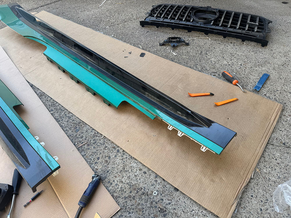 Genuine BMW G82 M4 G83 Side skirt with bracket (Left) not M3