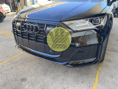 S-line complete front bumper bar grill  - Q7 4M (20-24)  tdi tfsi sq7