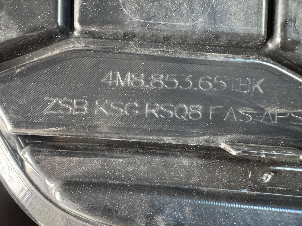 Genuine RSQ8 grill radar cover carbon molding - RSQ8 F1 4MN 4M8 807 725b 4m885365 4m8853194 4m8853037
