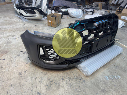 S-line complete front bumper bar with grill  - Q7 4M (24 Up)  tdi tfsi sq7