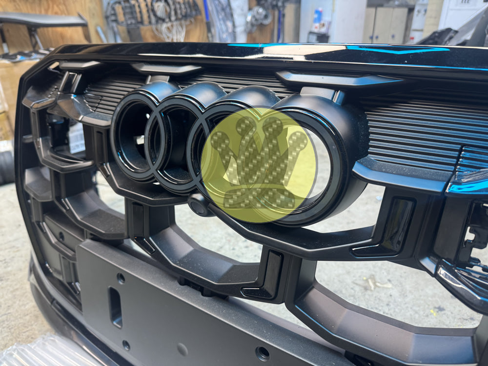 S-line complete front bumper bar with grill  - Q7 4M (24 Up)  tdi tfsi sq7