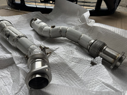 Stainless steel downpipe - BMW X3M X4M F97 F98